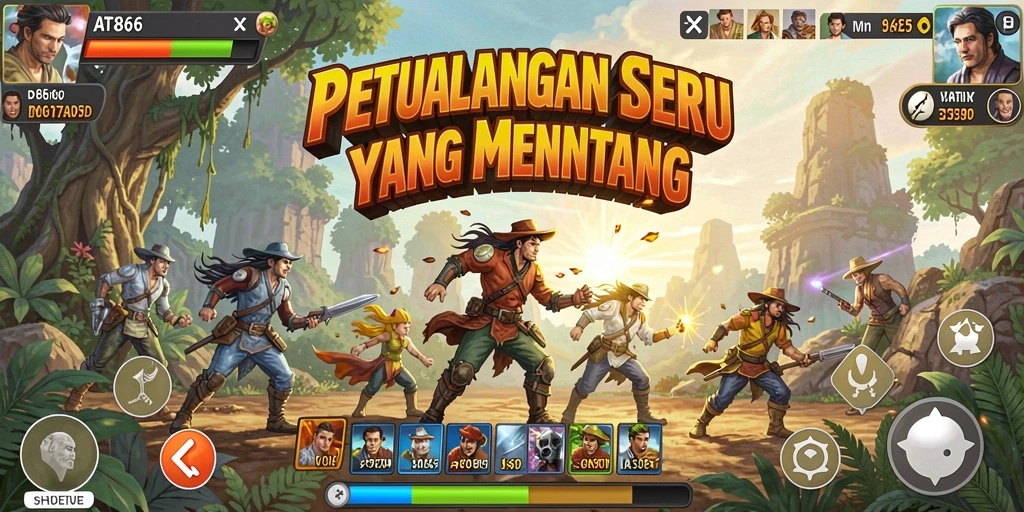 Gameplay seru dengan dunia petualangan yang luas dan menantang