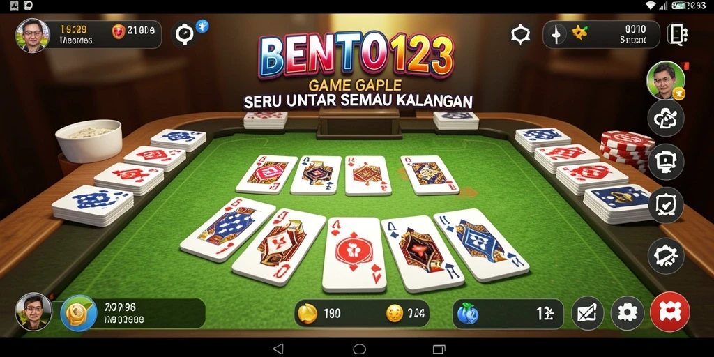 Tampilan gameplay BENTO123 yang menarik dan interaktif.