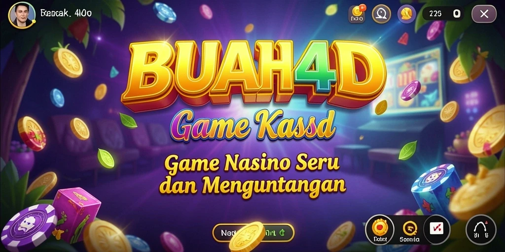 Tampilan gameplay BUAH4D yang menarik dan seru.