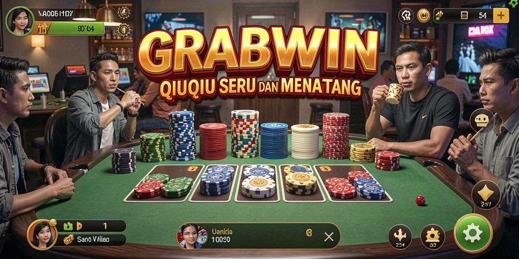 Tampilan gameplay QiuQiu yang seru dan interaktif.