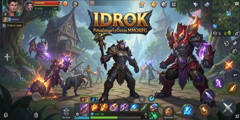 Tampilan gameplay <strong>IDROK</strong> yang mengagumkan dalam pertarungan epik.