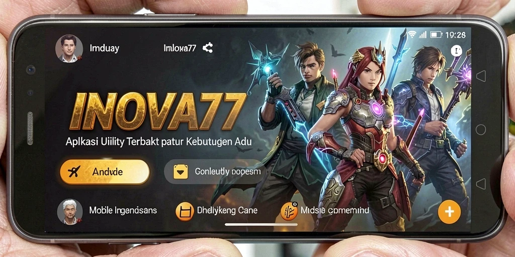 Tampilan utama INOVA77 dengan fitur pengelolaan Utility yang mudah digunakan.