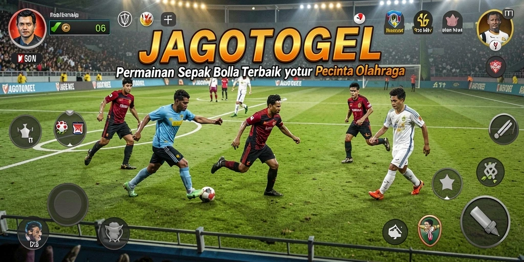 Gameplay aktif JAGOTOGEL dalam pertandingan sepak bola yang seru.