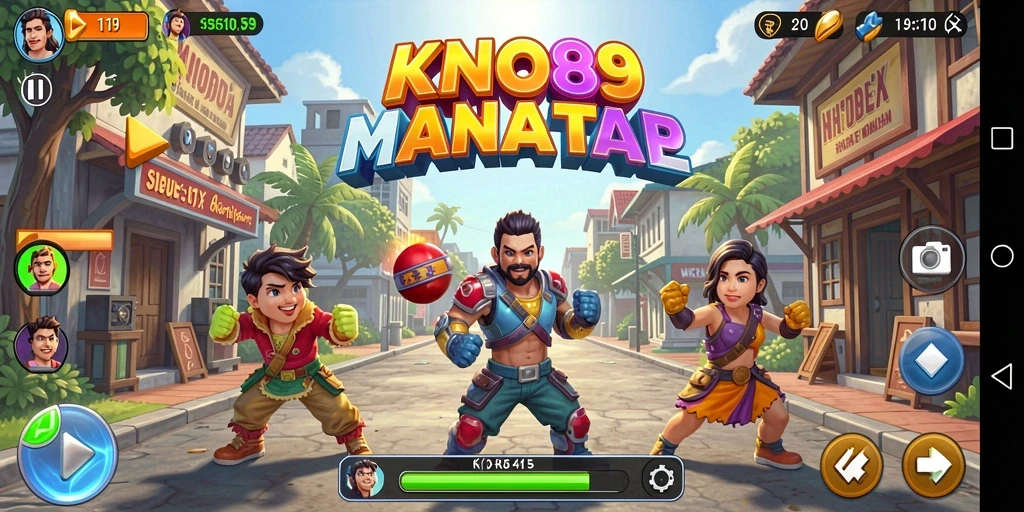 Screenshot gameplay KNO89 menampilkan aksi seru dalam permainan Arcade.