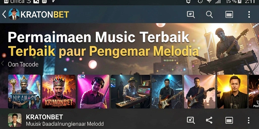 Tangkapan layar dari gameplay KRATONBET yang menampilkan aksi seru musik.
