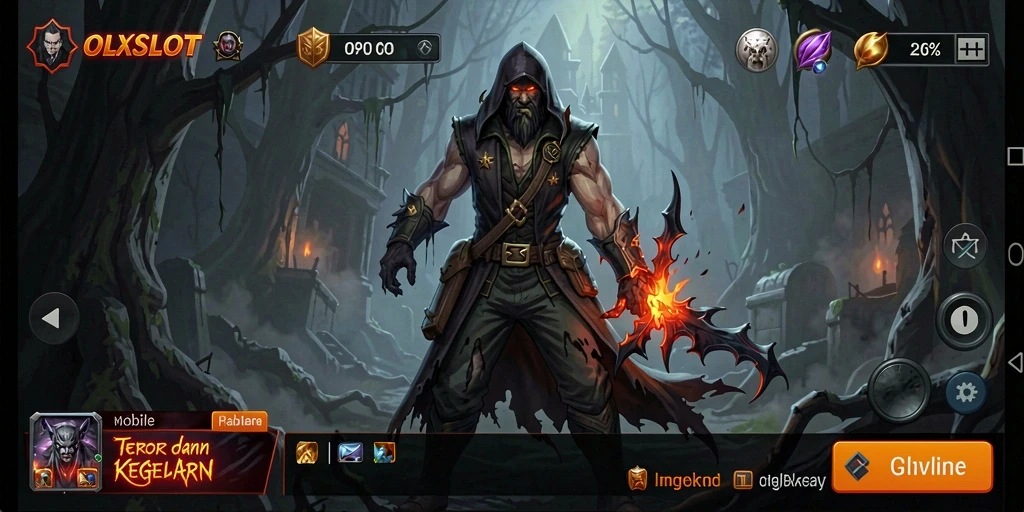 Gameplay OLXSLOT yang mendebarkan dengan suasana horor yang mencekam.