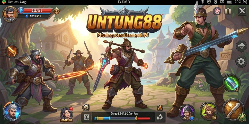 Tampilan menarik dari gameplay RPG UNTUNG88 dengan karakter dan dunia yang memukau.
